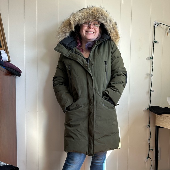 Soia & Kyo Veda Olive Moss Down Parka - Picture 2 of 13